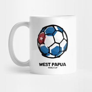 West Papua Football Country Flag Mug